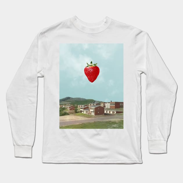 A Peaceful Life - Surreal/Collage Long Sleeve T-Shirt by DIGOUTTHESKY